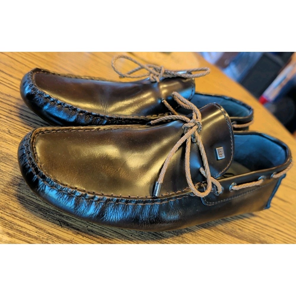 Cristiano Ronaldo CR7 Driving Shoe Brown Leather EU Size 43 US Size 10 Portugal